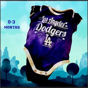 Los Angeles Dodgers Baby Onesie